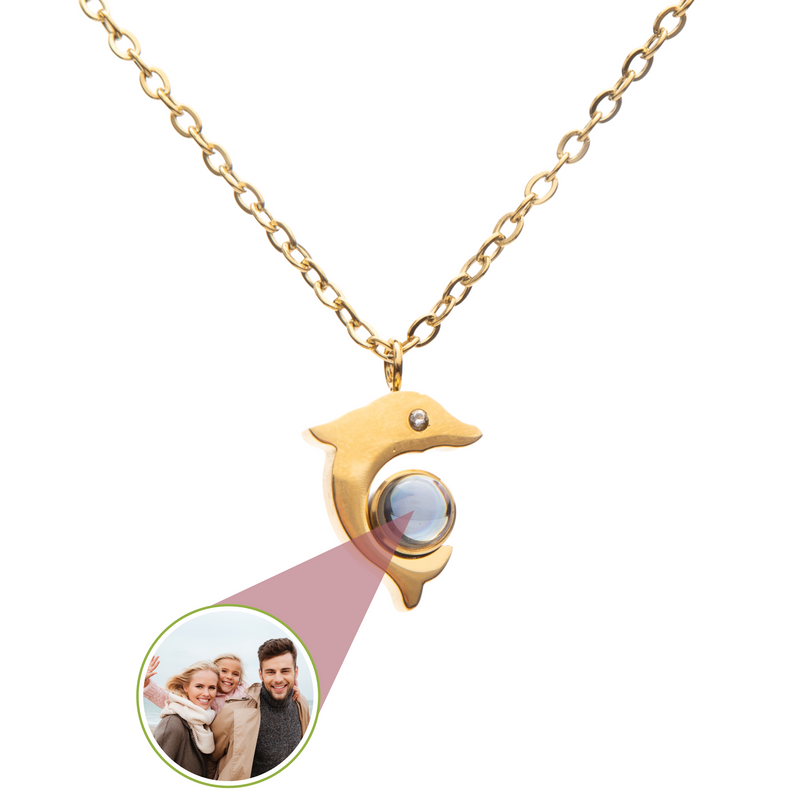 Pendentif Projection Photo Dauphin