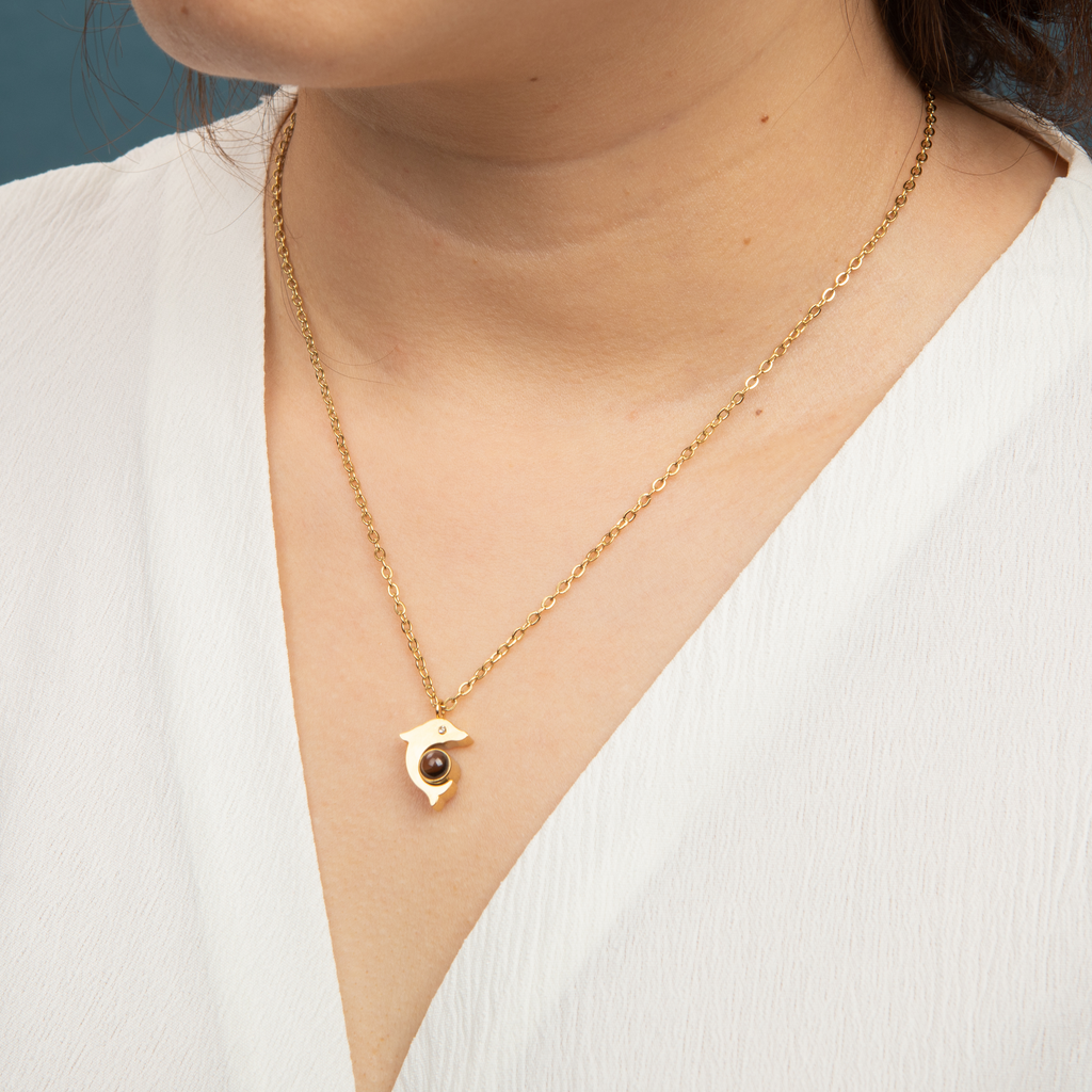 Pendentif Projection Photo Dauphin