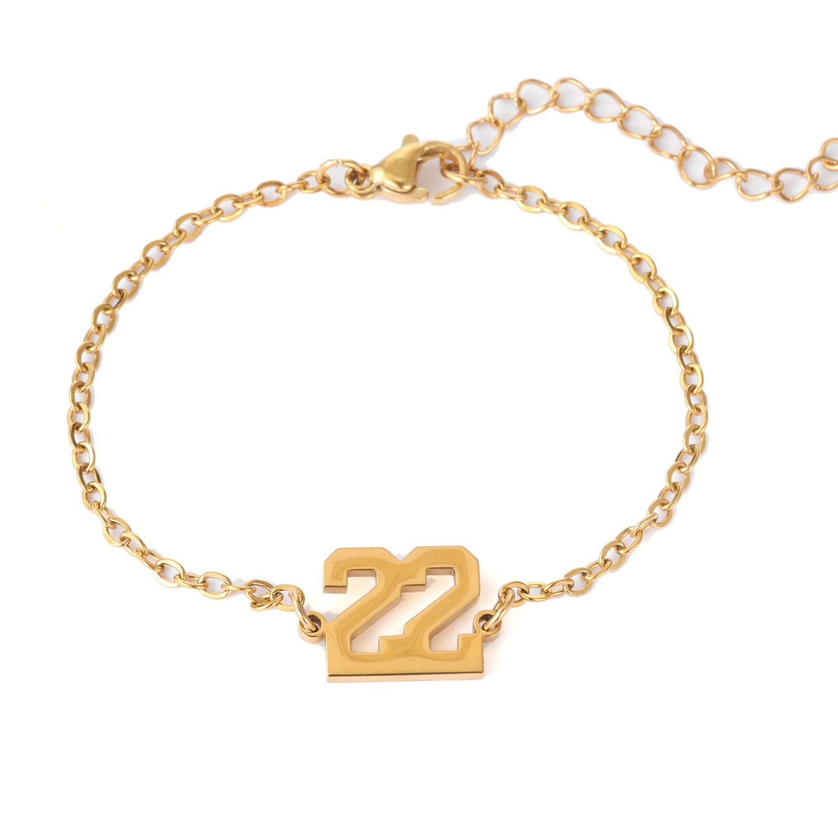 Bracelet 2 Lettres ou Chiffres Enfant Personnalisé