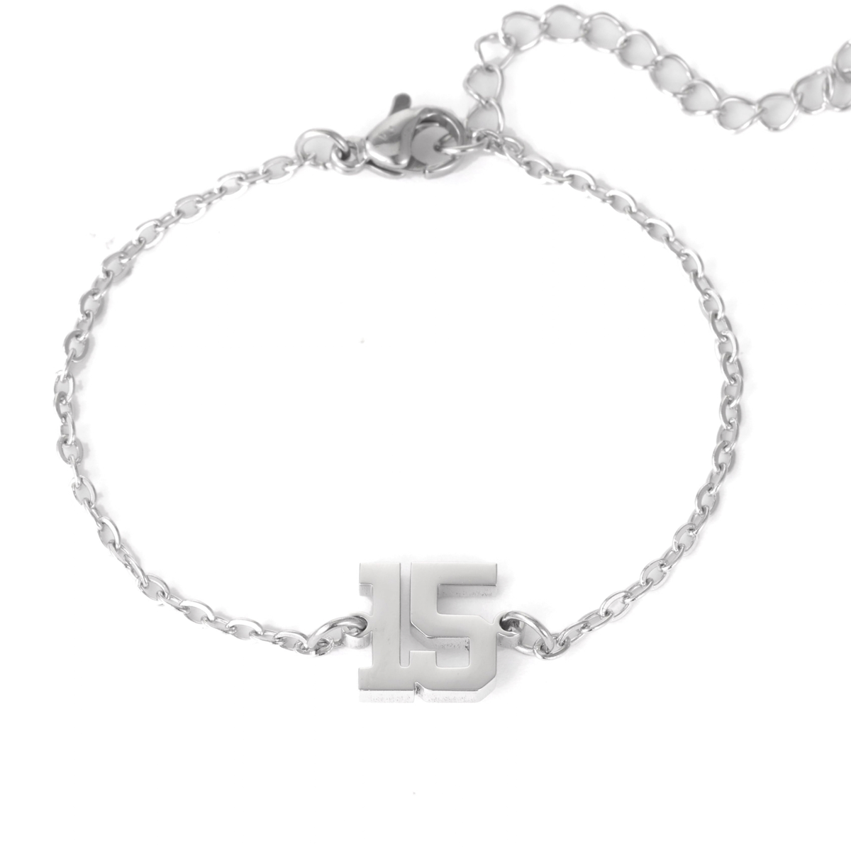 Bracelet 2 Lettres ou Chiffres Enfant Personnalisé