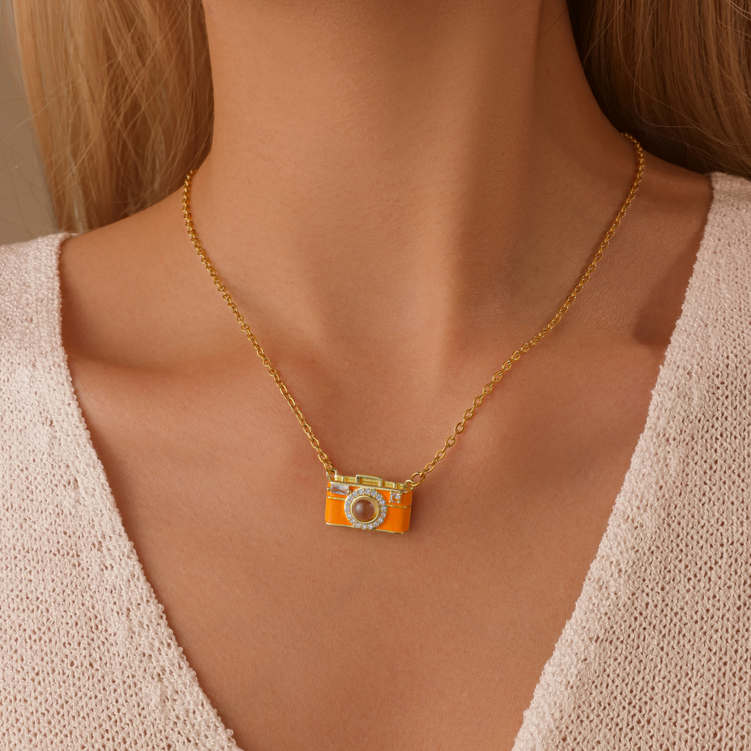 Pendentif Projection Photo Appareil