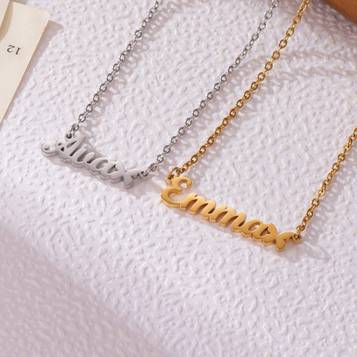Collier Prénom Enfant avec Papillon