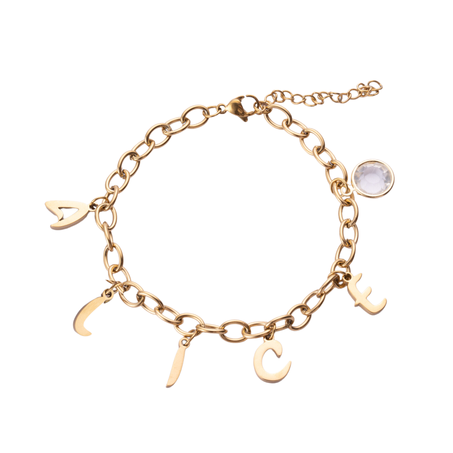 Bracelet Lettres Pendentifs
