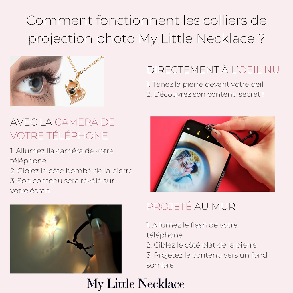 Pendentif Projection Photo Cerf