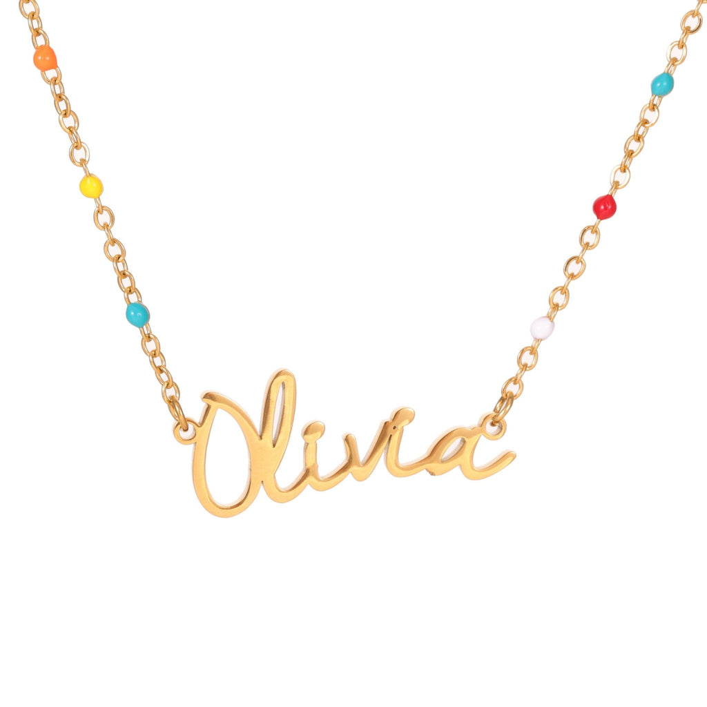 Collier Prénom Bohème Perlé Personnalisé