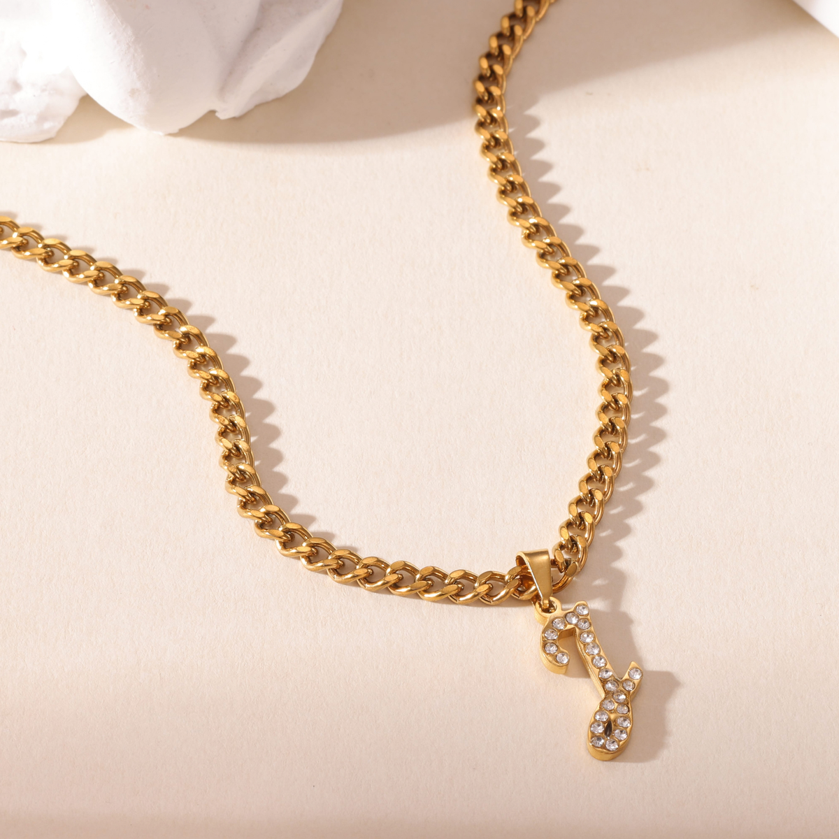Collier Initiale Cristal Enfant Personnalisé