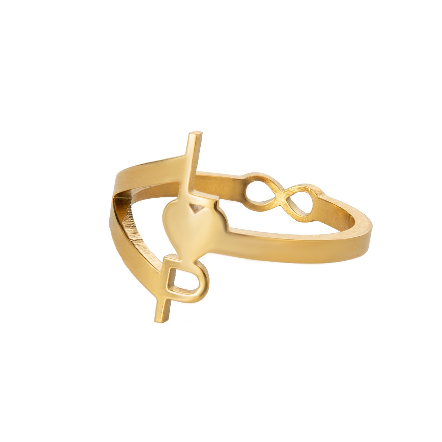 Bague Infini Personnalisée avec 3 Initiales
