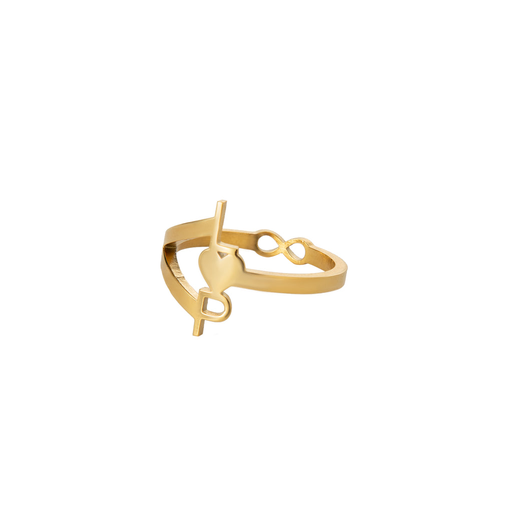Bague Infini Personnalisée avec 3 Initiales