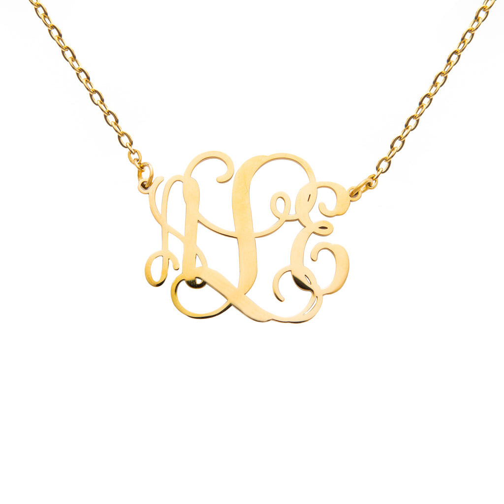 Pendentif Monogramme Personnalisée