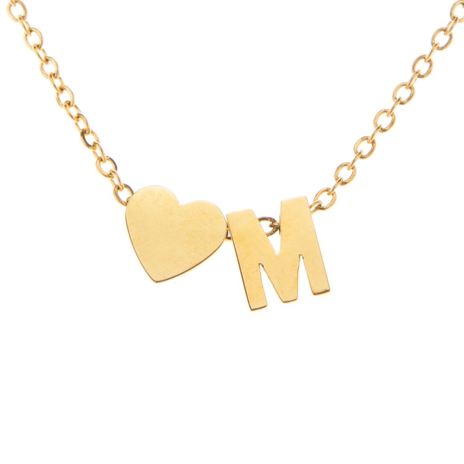 Collier Coeur Initiale Personnalisée