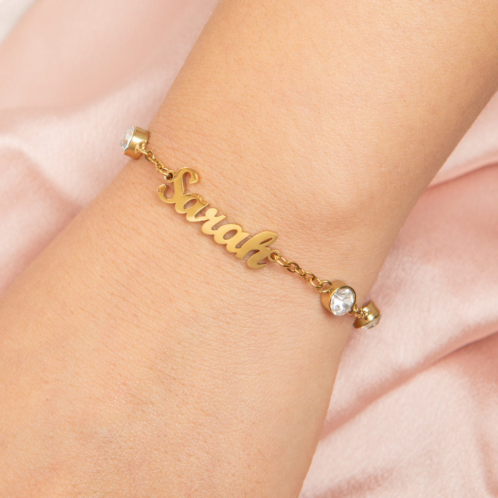 Bracelet Personnalisé avec Cristal