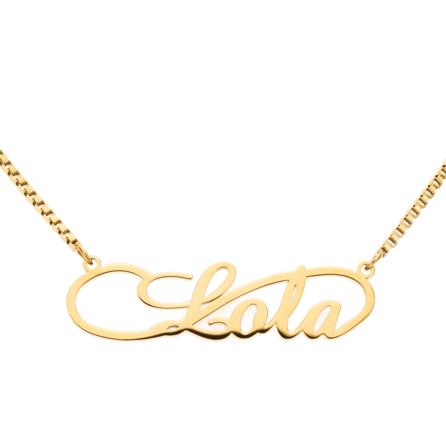 Collier Prénom Infini Chaîne Fine