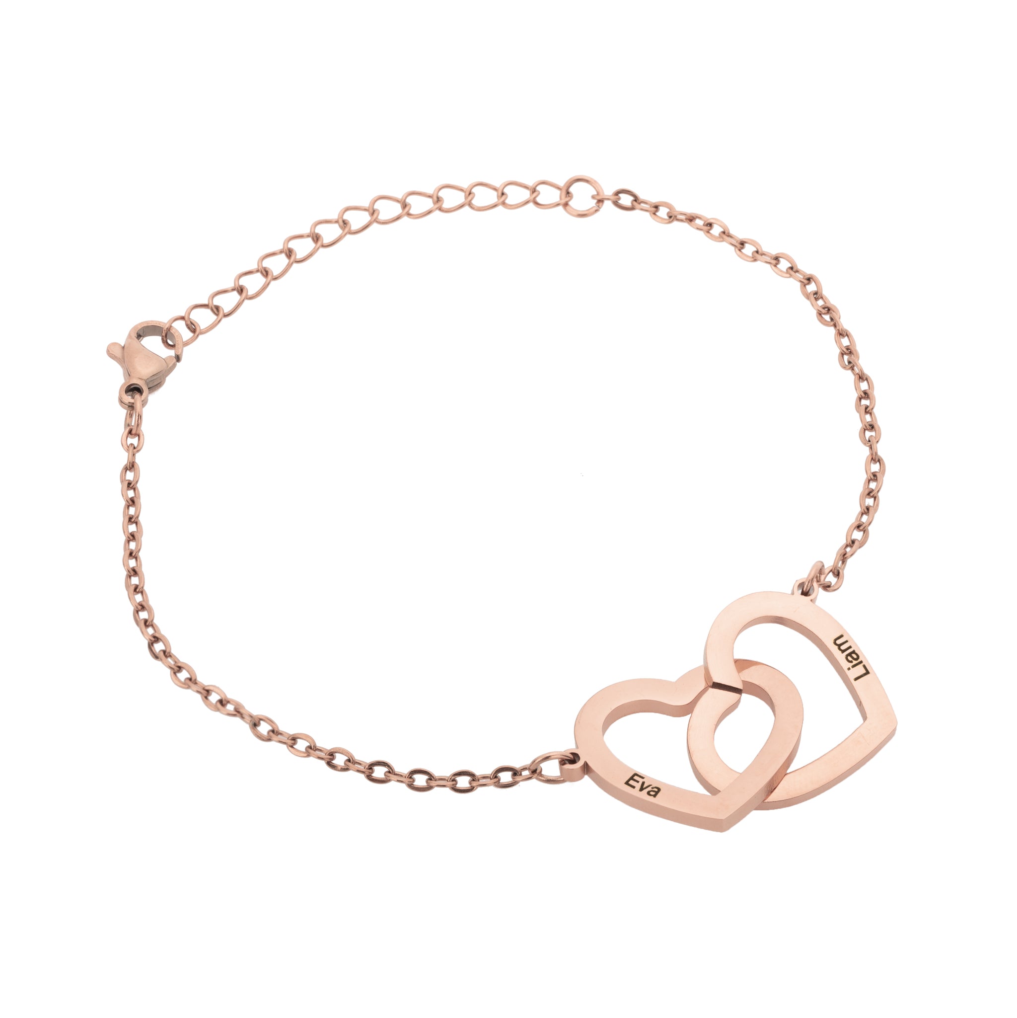 Bracelets D'Amitié Cœur Gravés Personnalisés 2-3 Pièces - Acier Inoxydable Pour Sœurs Et Amies