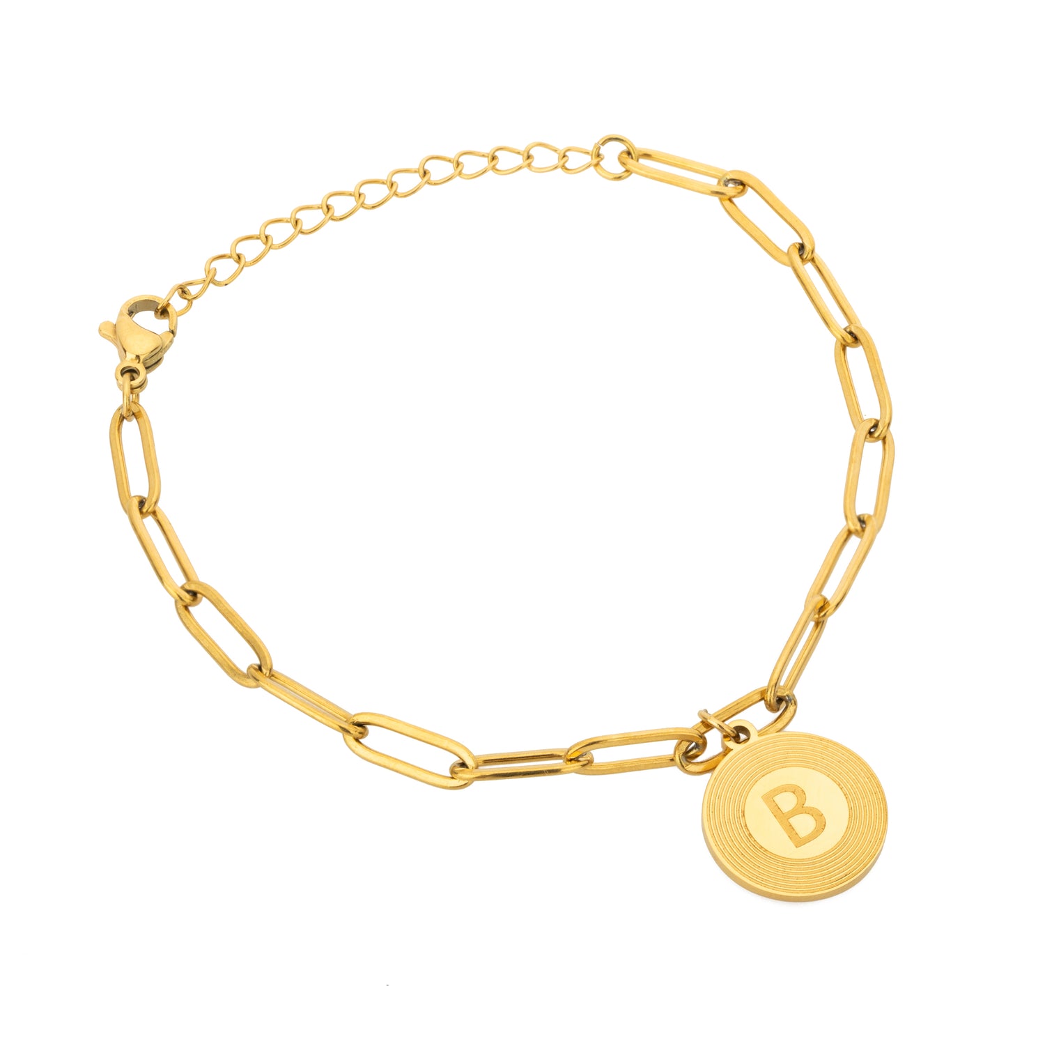 Bracelet Personnalisé Sunburst avec Initiale
