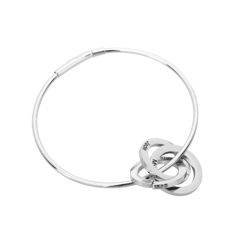 Bracelet Bangle Personnalisé Russian Rings
