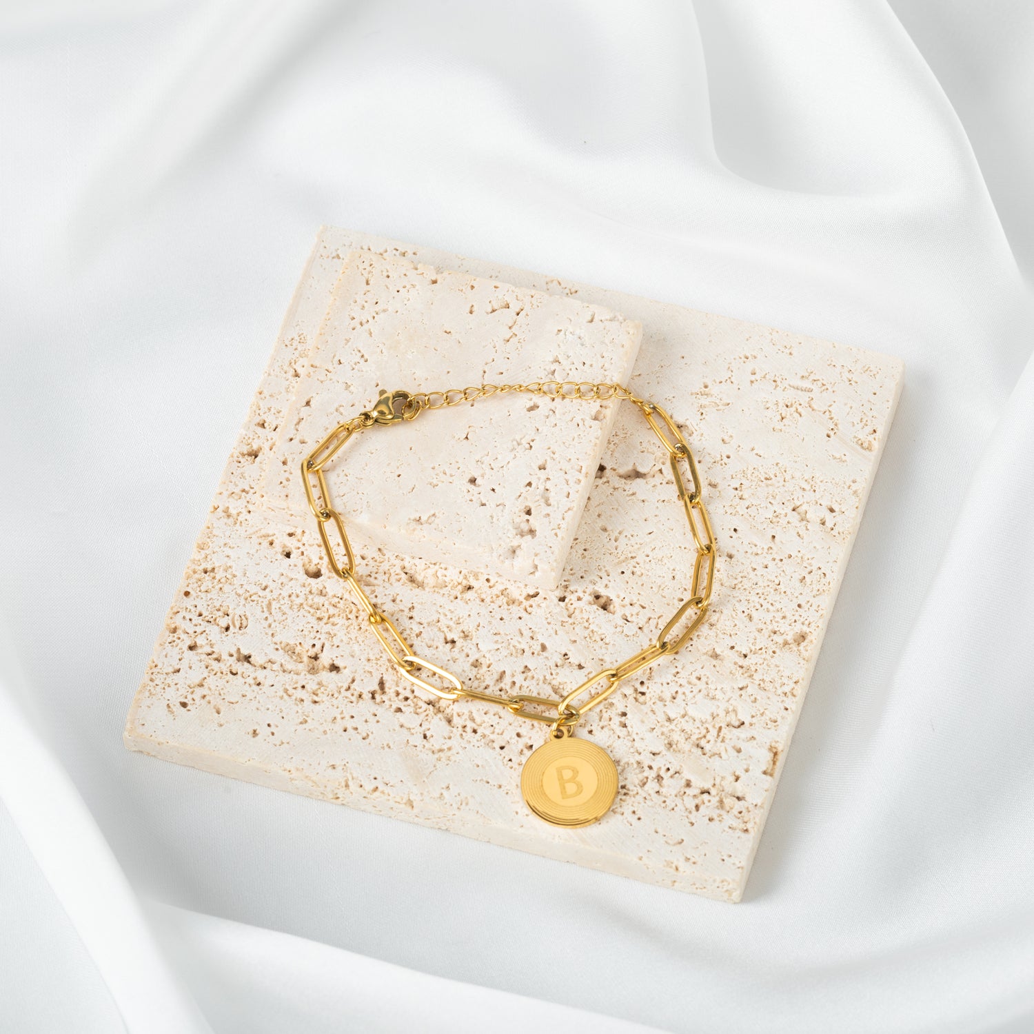 Bracelet Personnalisé Sunburst avec Initiale