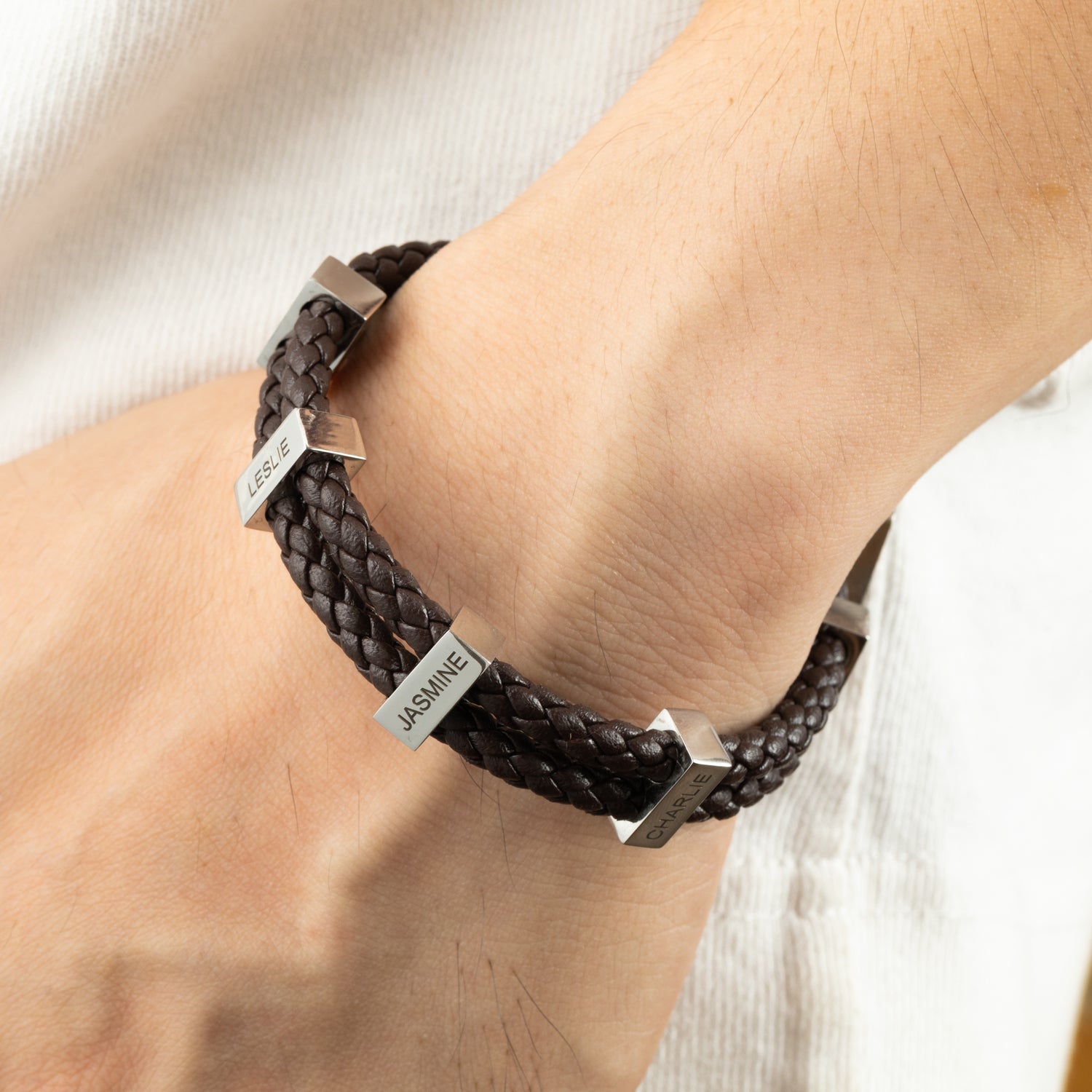 Bracelet Tressé Personnalisé Pour Homme