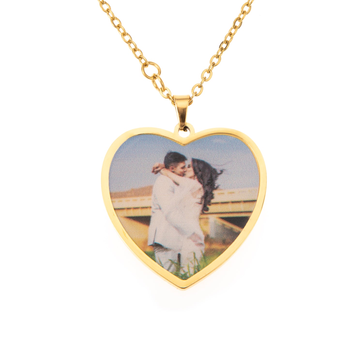 Pendentif Coeur & Photo Personnalisé