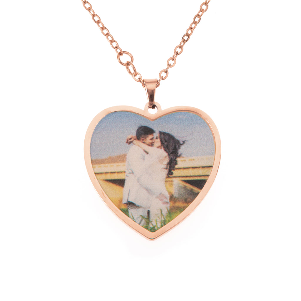 Pendentif Coeur & Photo Personnalisable