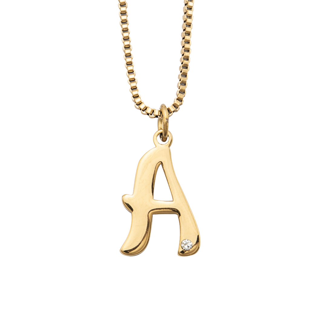 Collier Initiale Personnalisé avec Diamant