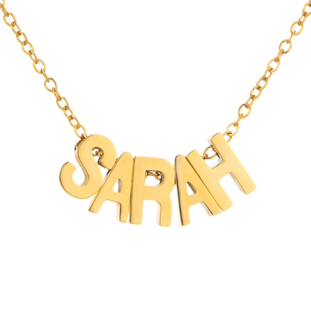Collier Personnalisé Initiale Petites Lettres