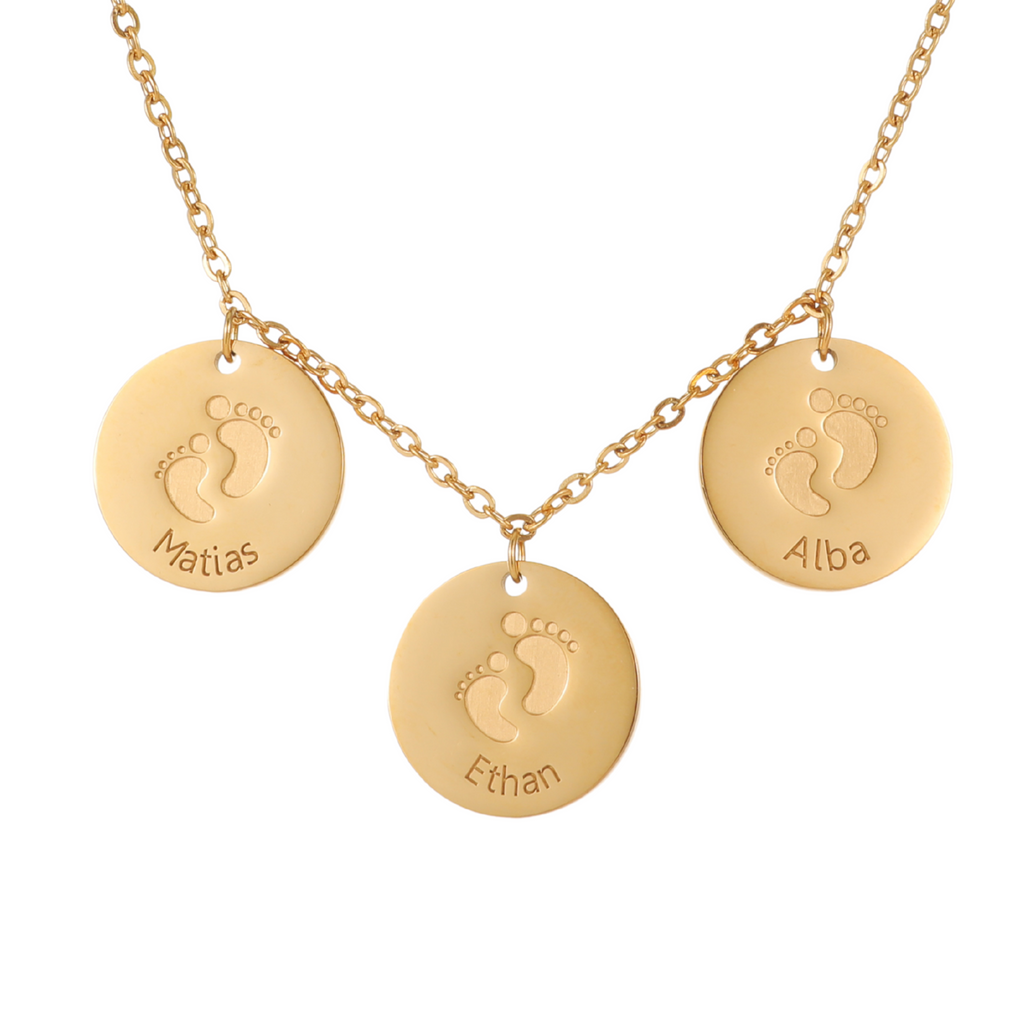 Pendentif Disques Personnalisables Bébé