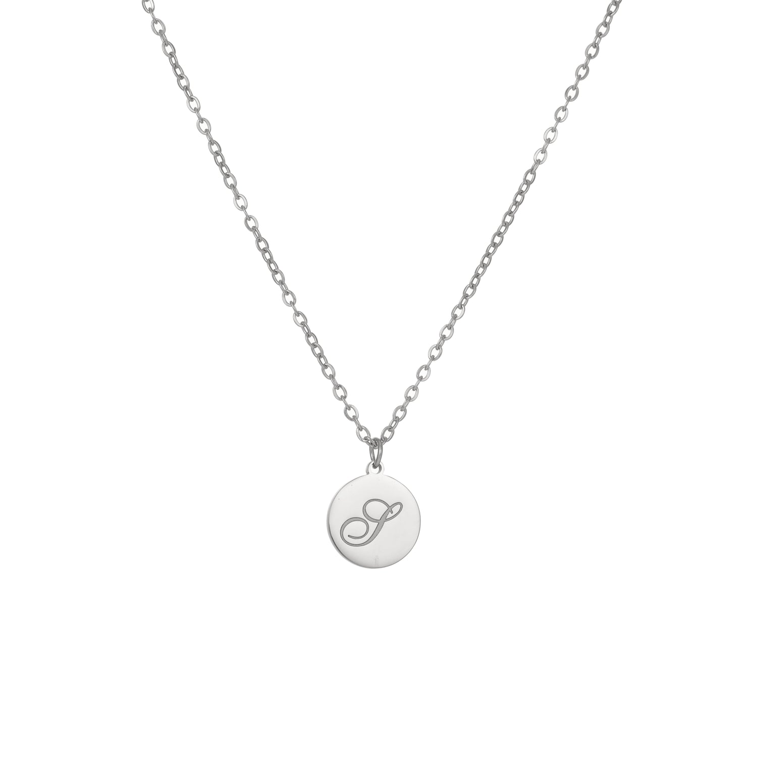 Pendentif Disques Personnalisés Initiales Gravées