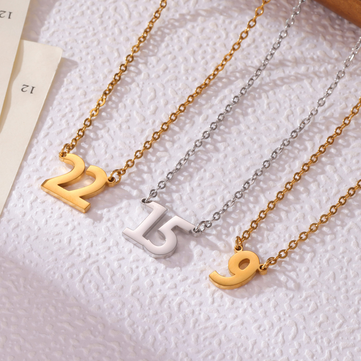 Collier Numéro Enfant Personnalisé