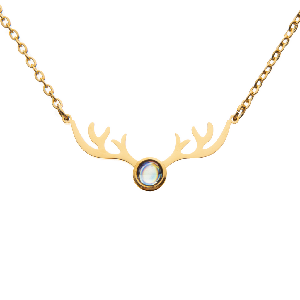 Pendentif Projection Photo Cerf