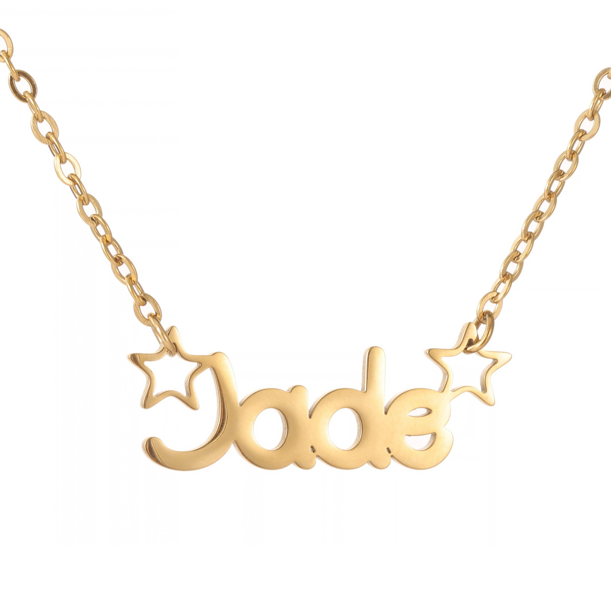 Collier Prénom Étoiles Enfant Personnalisé
