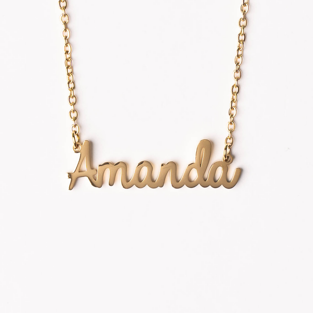 Collier Personnalisé Cursif