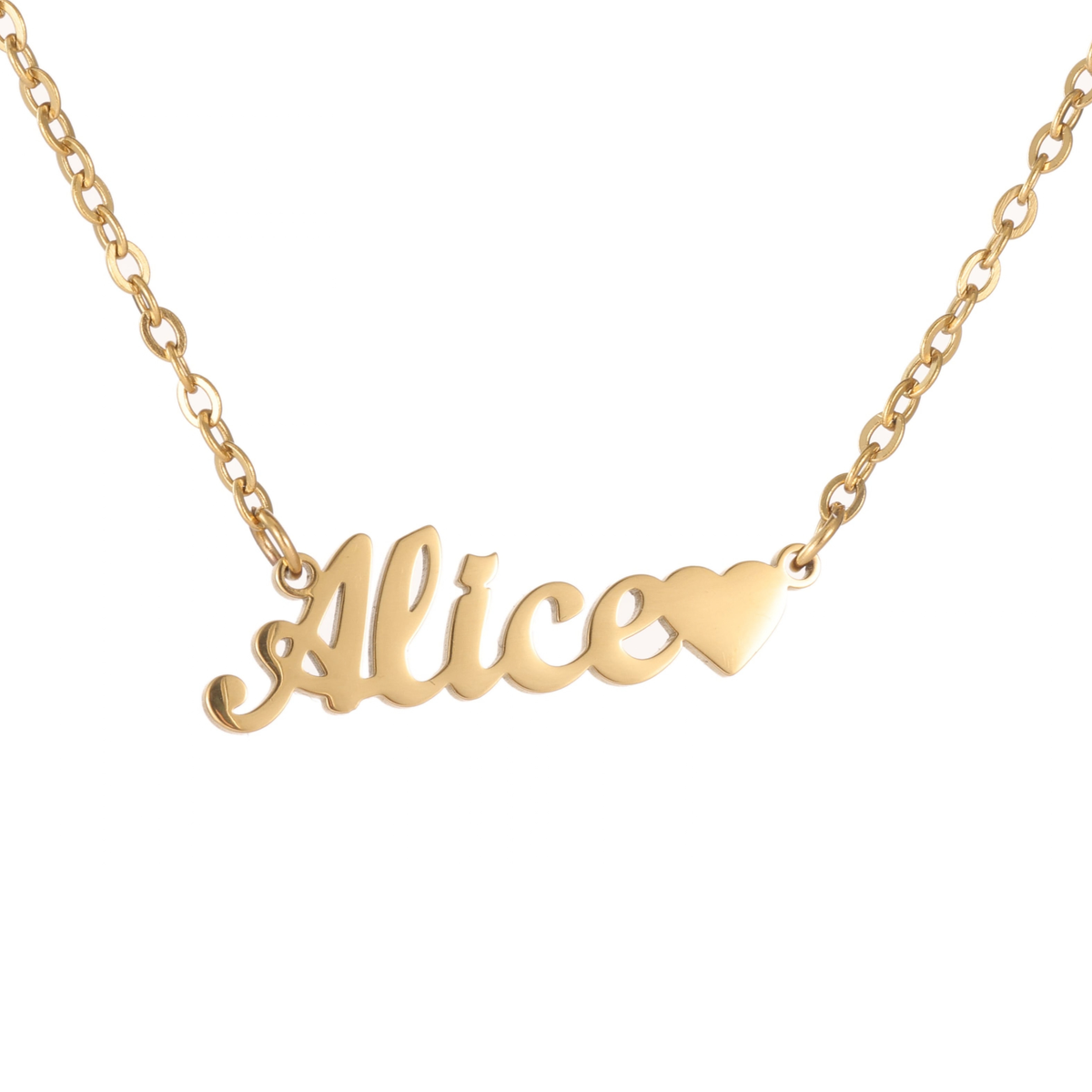 Collier Prénom Enfant avec Cœur