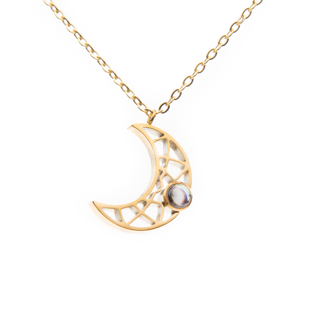 Pendentif Projection Photo Croissant