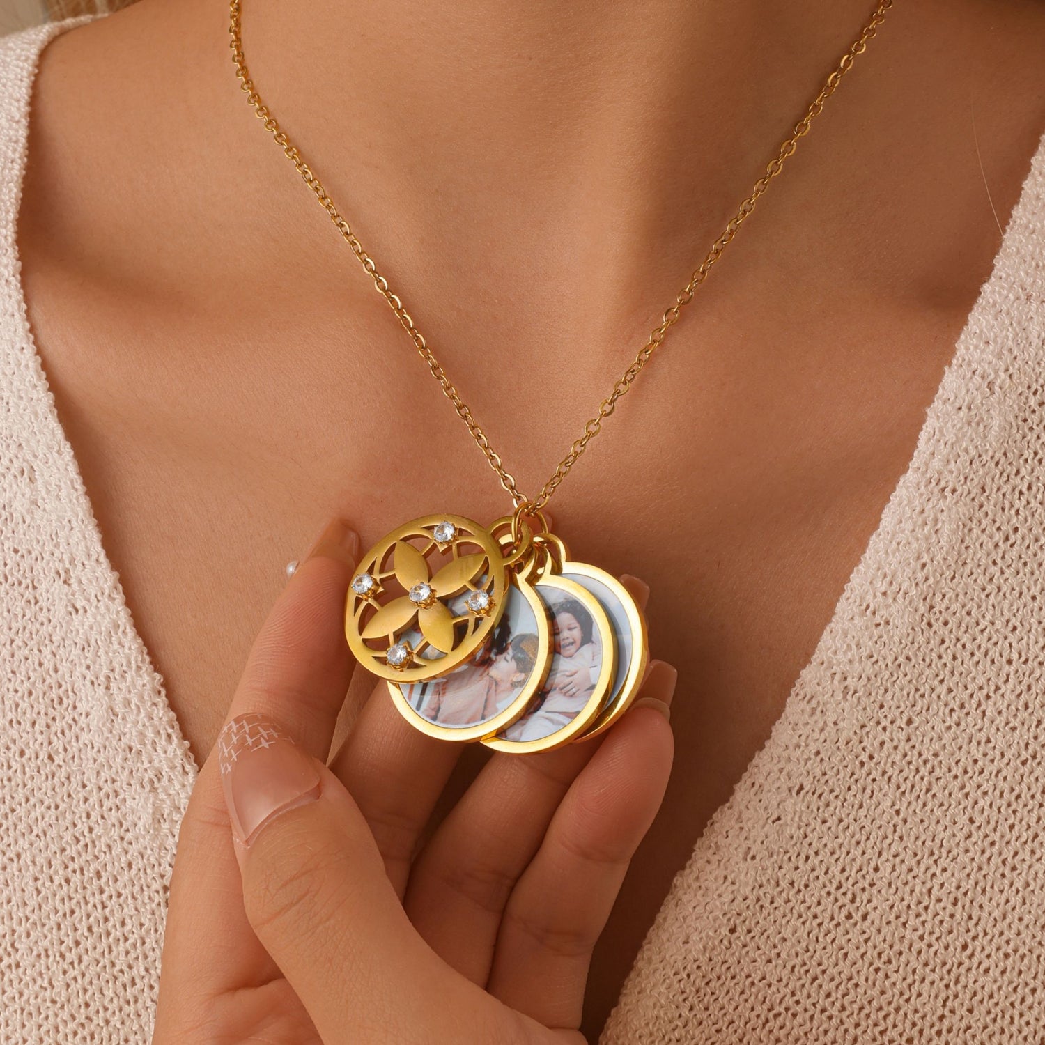 Collier Pendentif Mémoire Personnalisé