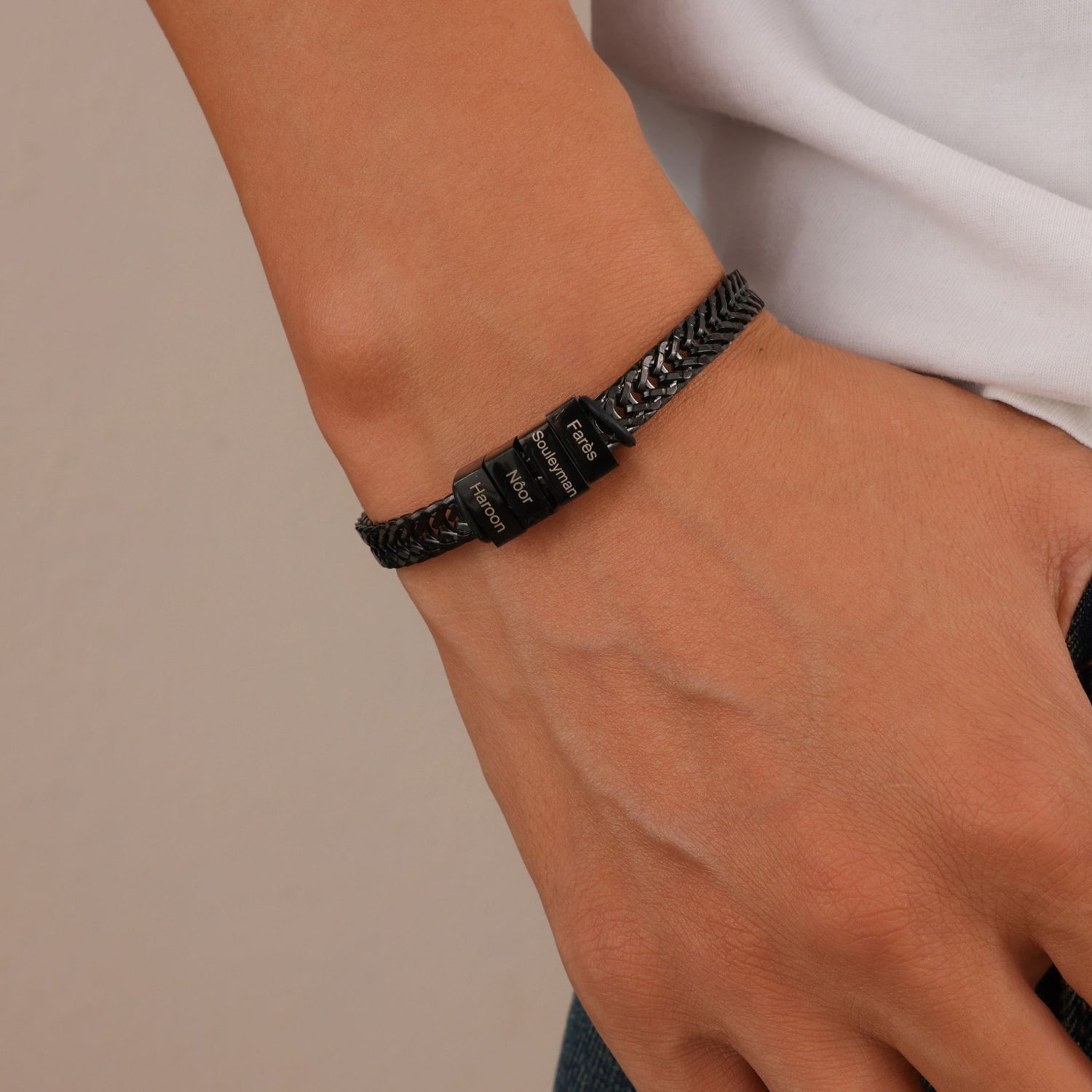 Bracelet Homme Chaîne Héritage Personnalisé