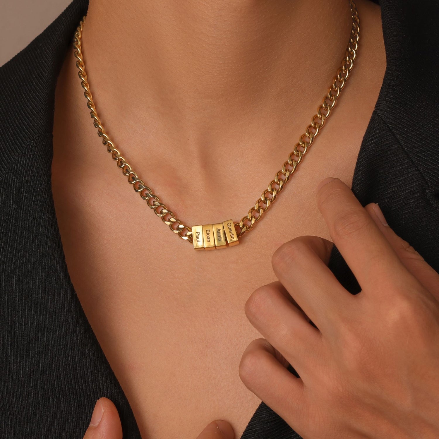 Collier Homme Chaîne Héritage Personnalisé