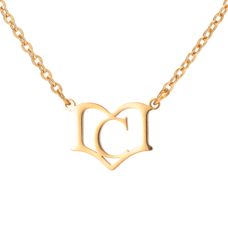 Collier Livre Ouvert Personnalisé Initiales
