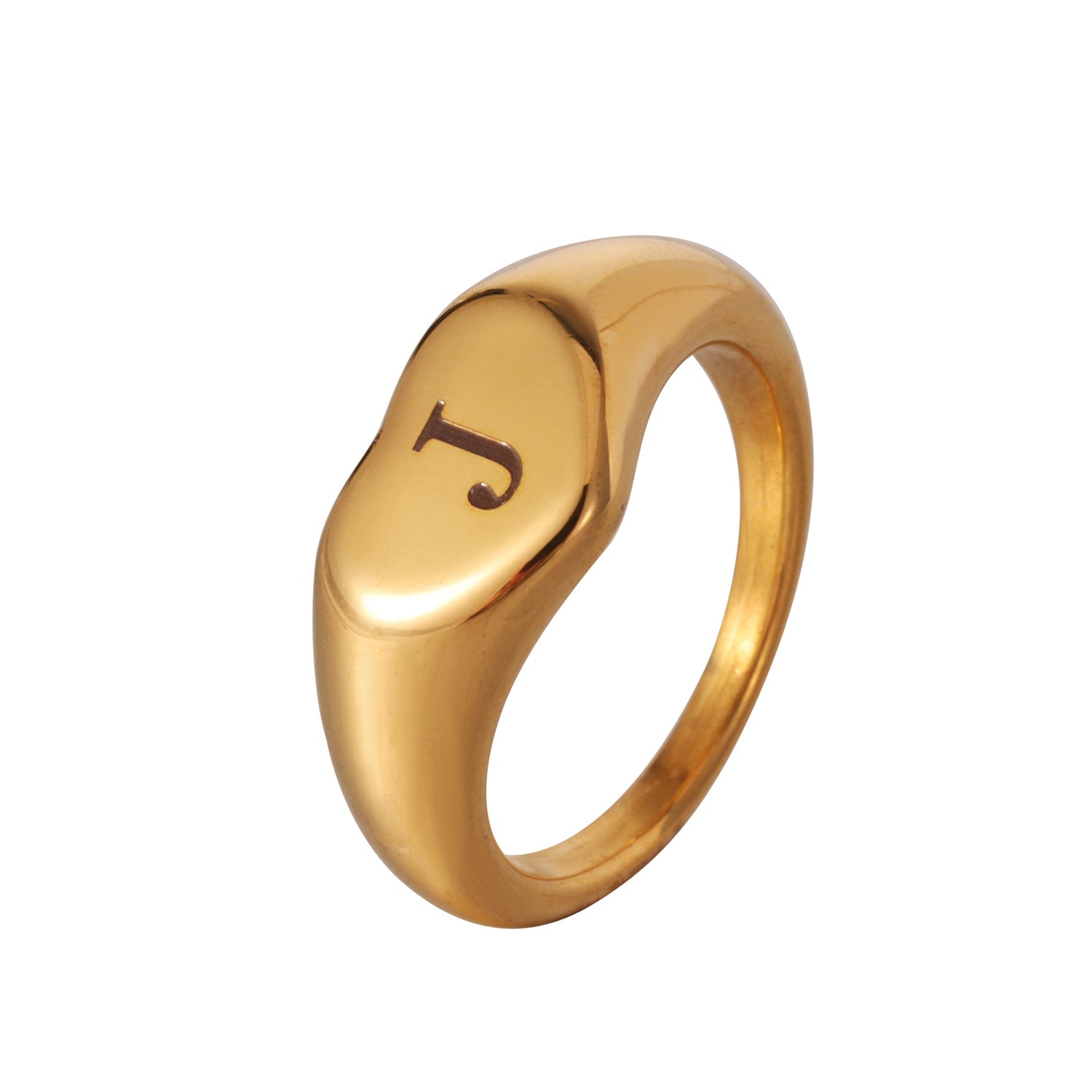 Bague Initiale Personnalisée Chevalière
