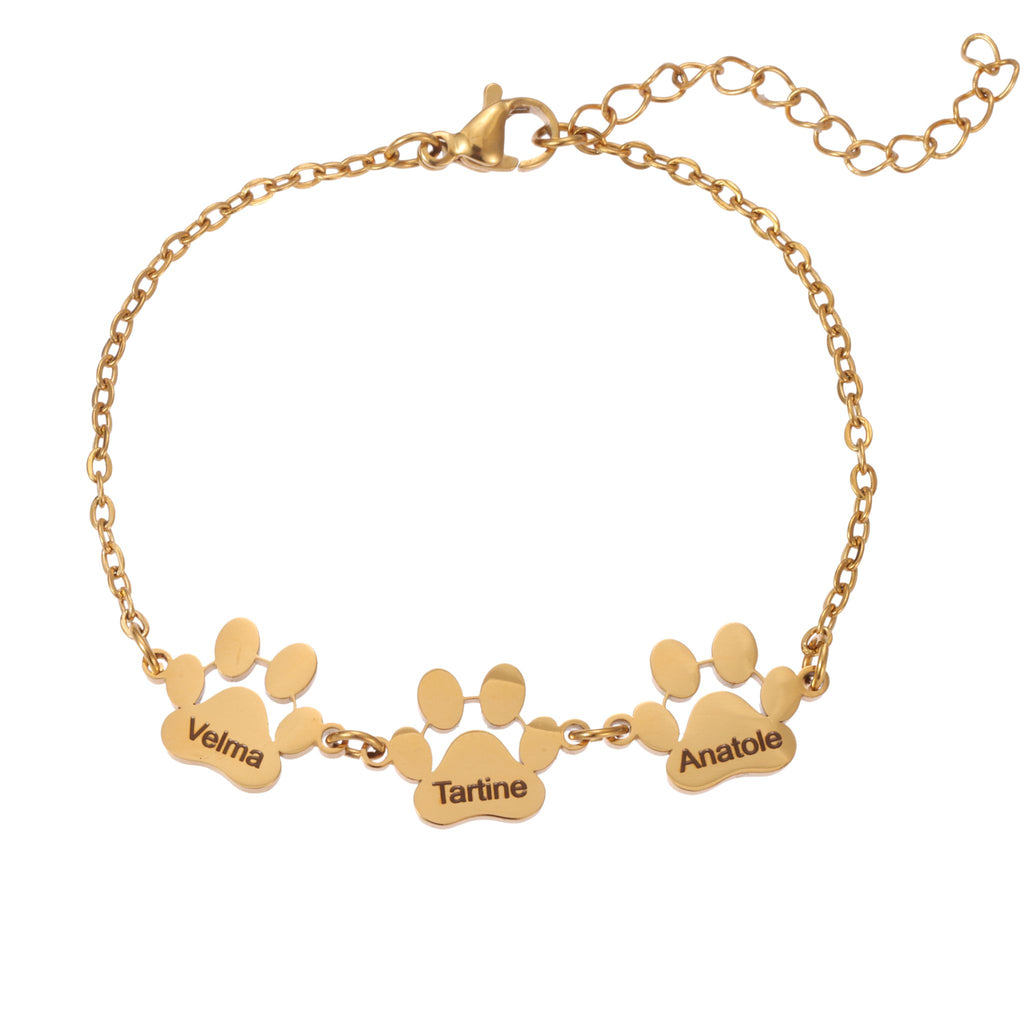 Bracelet Pattes Personnalisables