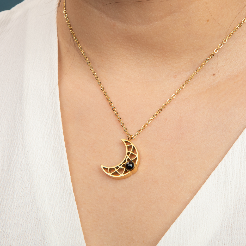 Pendentif Projection Photo Croissant