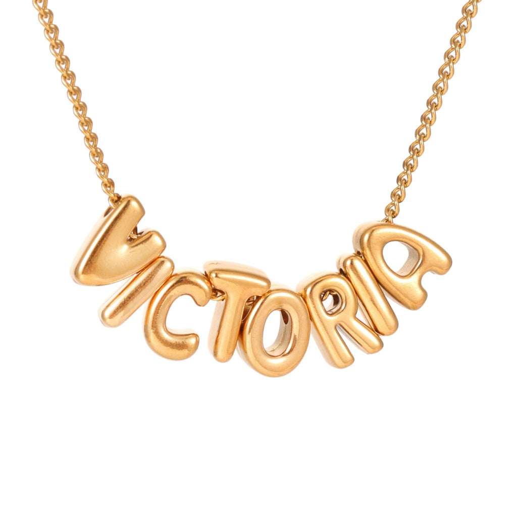 Collier Prénom en Perles de Lettres Personnalisées