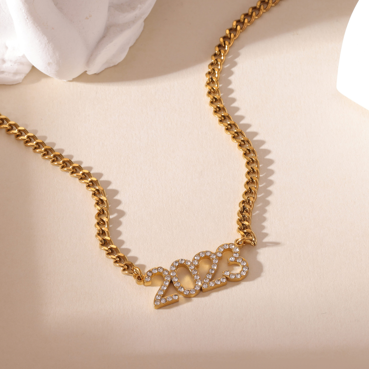 Collier Année Cristal Enfant Personnalisé