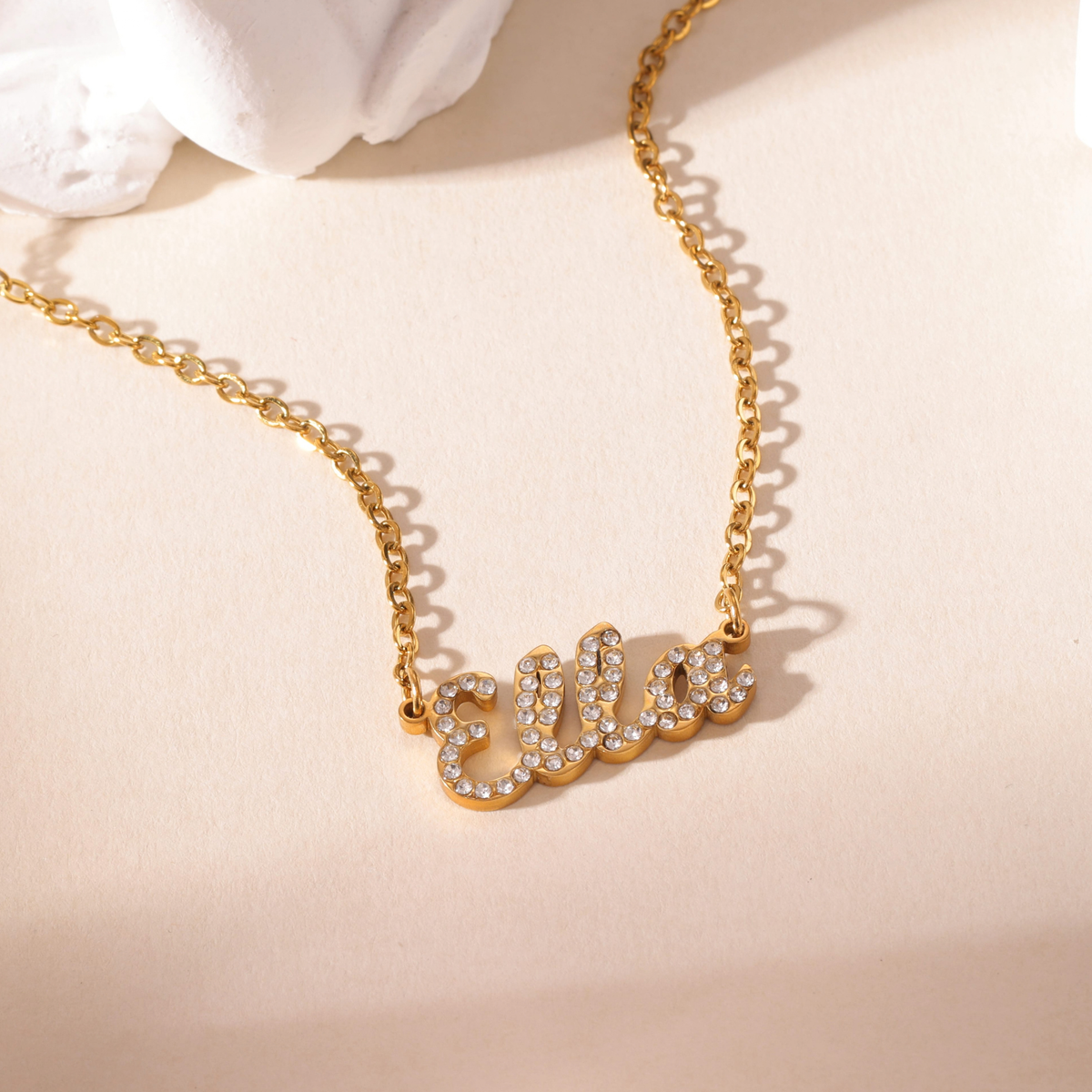 Collier Prénom Cristal Enfant Personnalisé