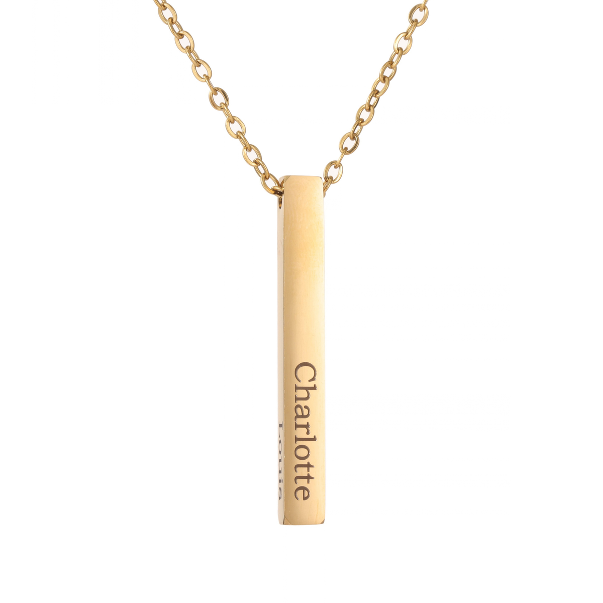 Collier Barre 3D Enfant Personnalisé