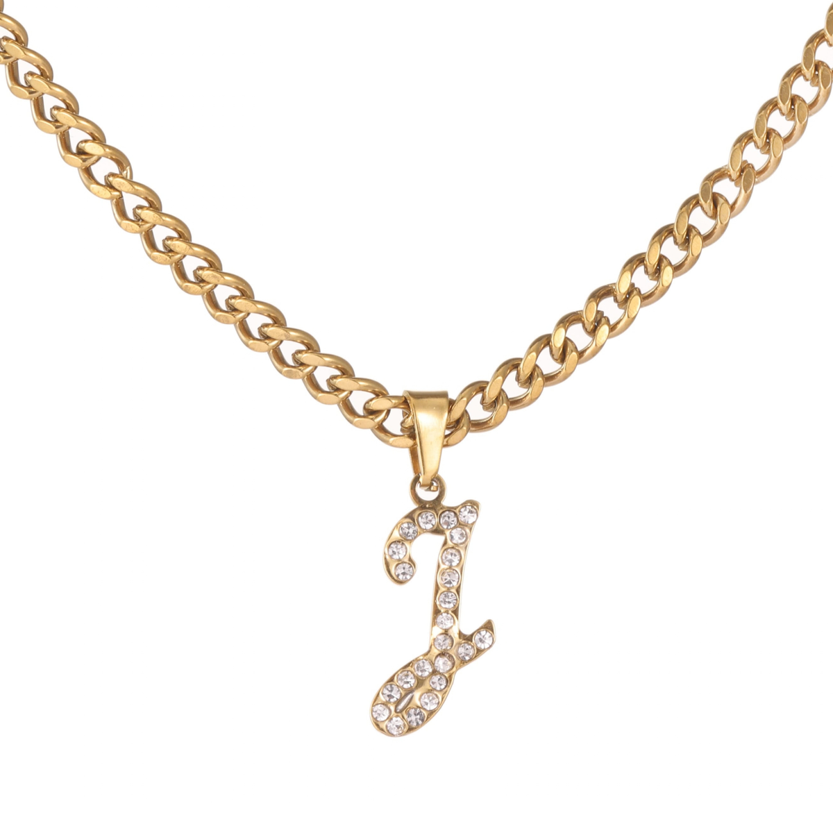 Collier Initiale Cristal Enfant Personnalisé