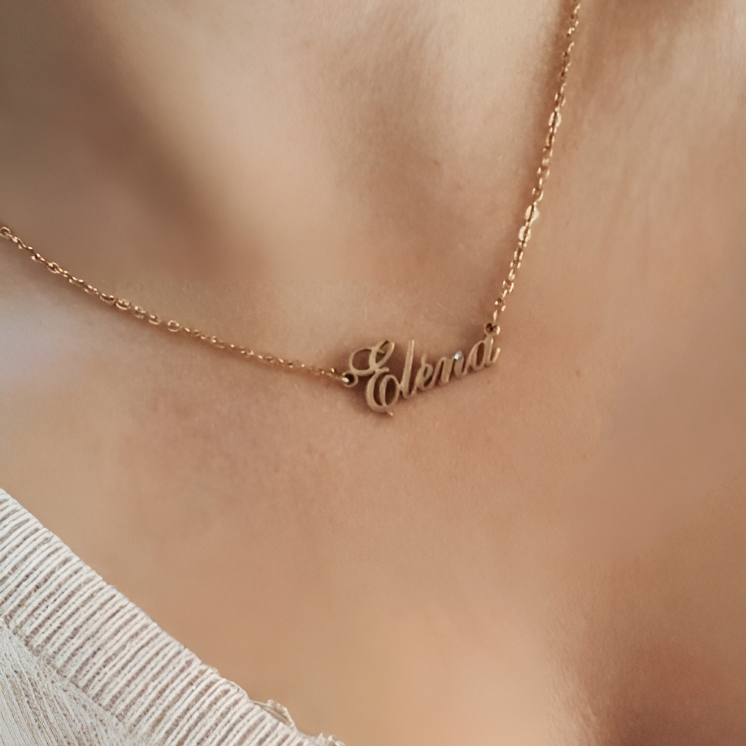 Collier Personnalisé Prénom Avec Pierre De Naissance