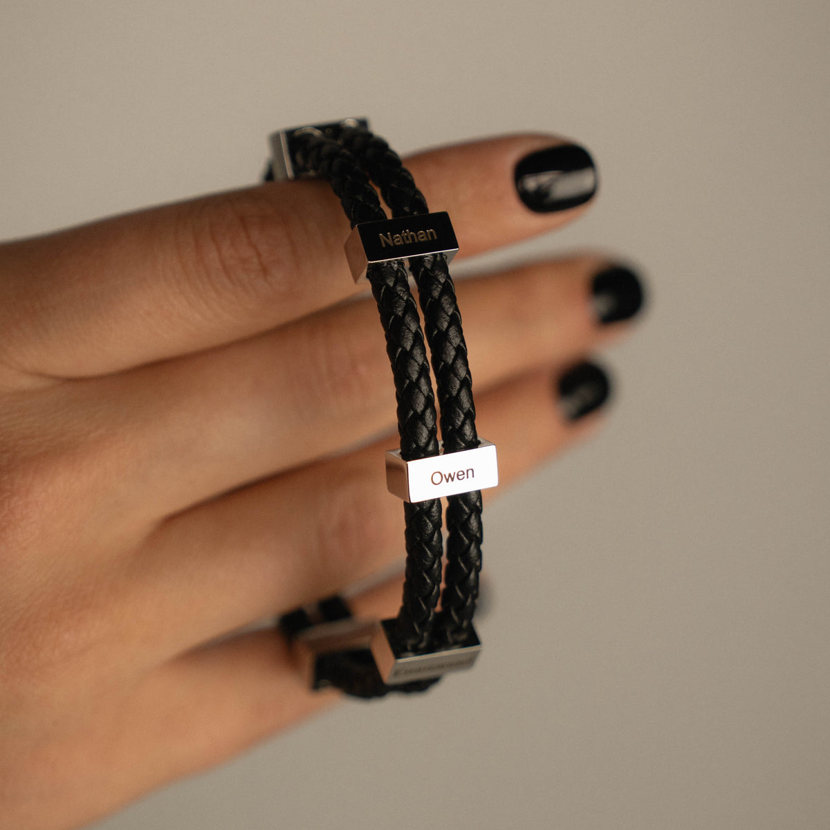 Bracelet Tressé Personnalisé Pour Homme