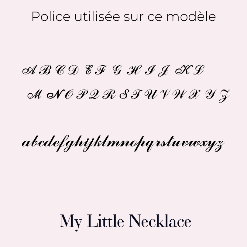Bracelet Personnalisable MyLittleNecklace