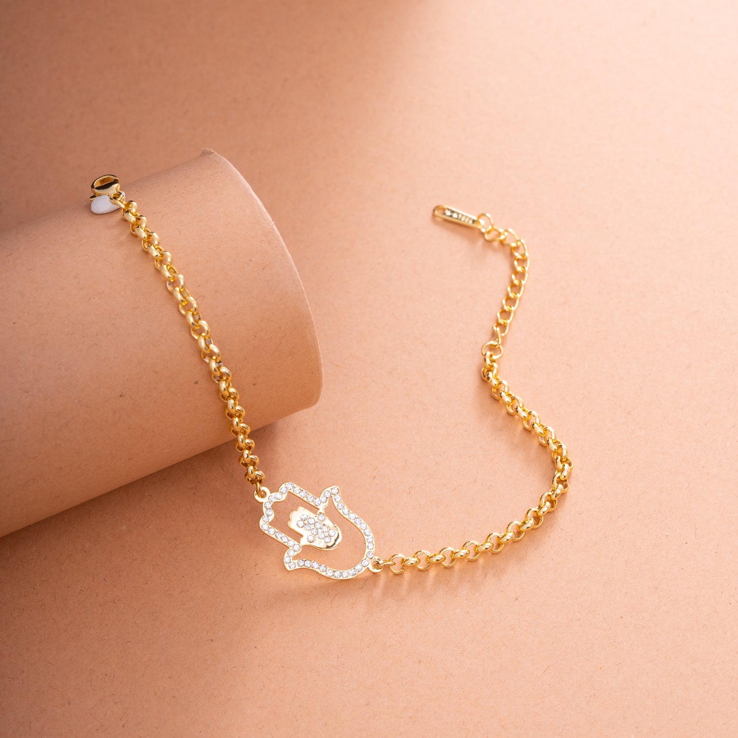 Bracelet Main de Fatma avec Cristal