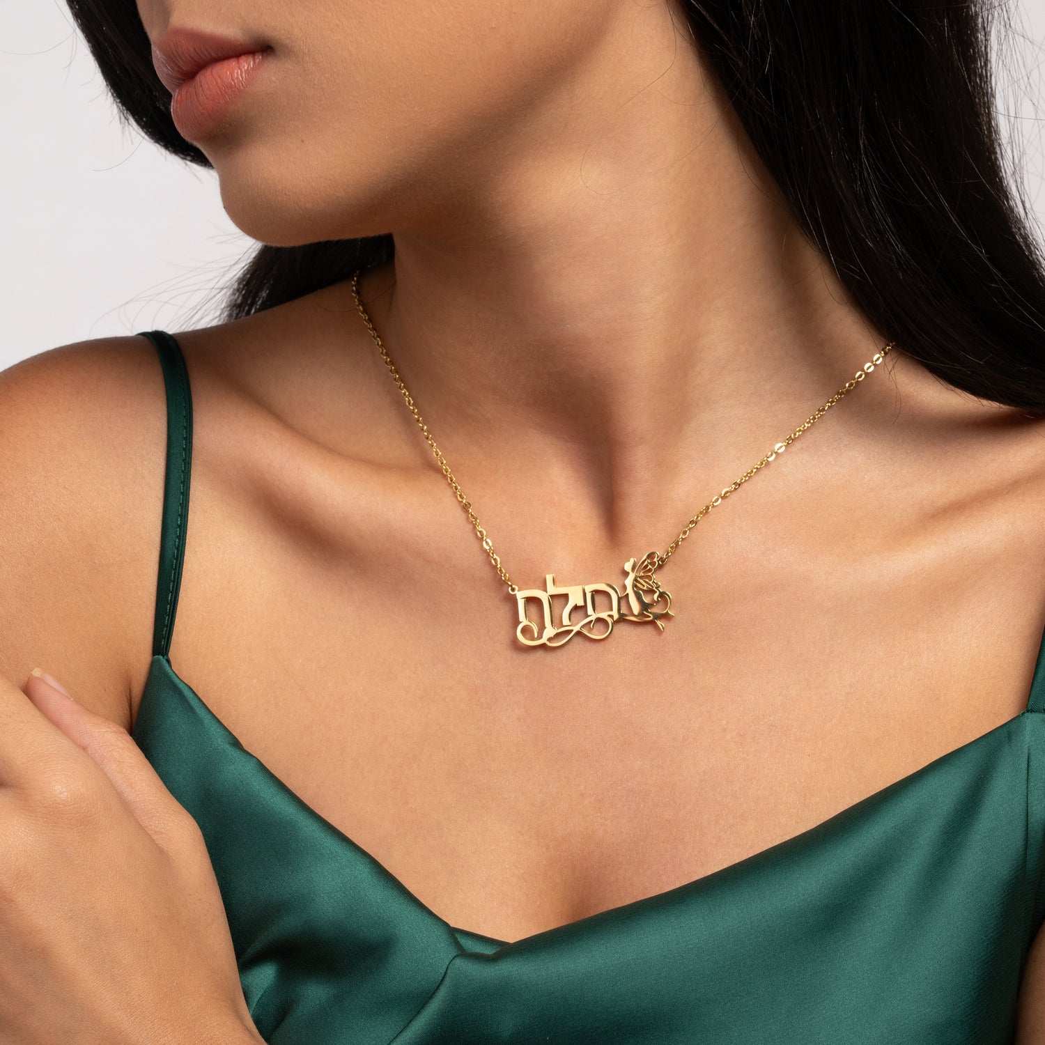 Collier Prénom Fée Enchantée En Hébreu